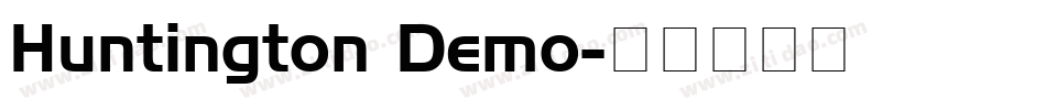Huntington Demo字体转换